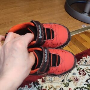 Spiderman Kids Sneakers in Red and Black